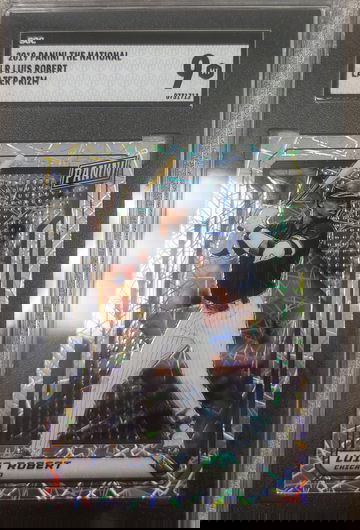 Luis Robert 2019 Panini The National Lazer Prizm SGC 9