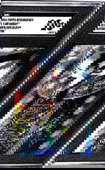 2024 Topps Resurgence #GG-1 Tom Brady Glimmer And Gleam Refractor SGC 10