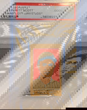 1926 W512 Everett Scott PSA 2