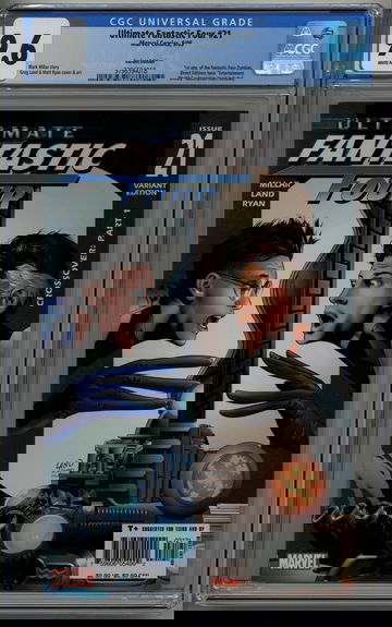 Ultimate Fantastic Four 21 CGC 9.6 Greg Land variant cover 1st F.F. Zombies