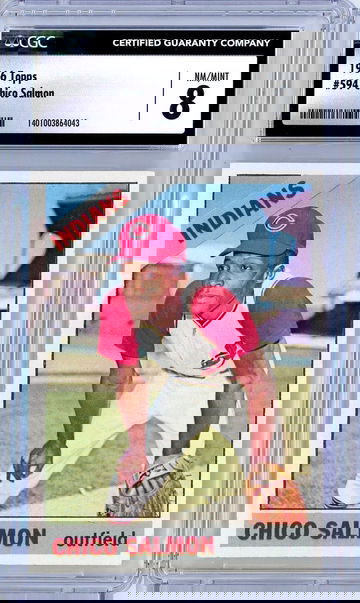 1966 Topps Chico Salmon #594 CGC 8 P1347