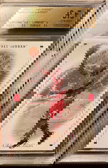 1998-99 SP Authentic Michael Jordan #8 BGS 9.5 GEM MINT