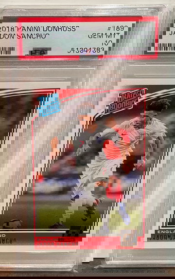 2018 Panini Donruss Jadon Sancho PSA 10