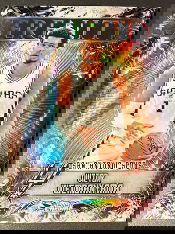 2025-26 Topps Chrome Serenity #SY-1 Victor Wembanyama Black Refractor 9/10 