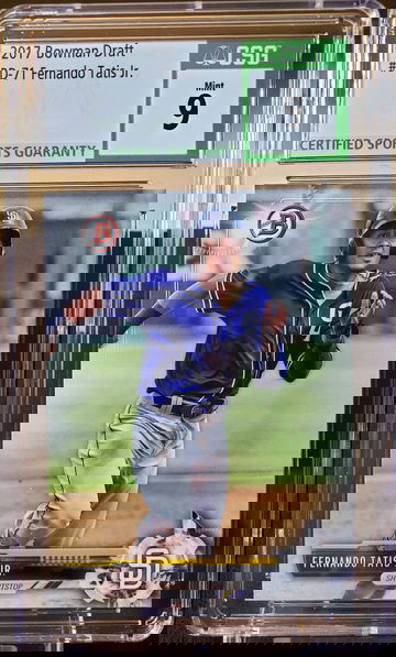 2017 Bowman Fernando Tatis Jr. #BD-71 CSG Mint 9 San Diego Padres