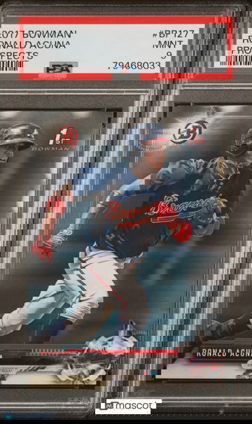 2017 Bowman Prospects Ronald Acuna #BP127 Prospects PSA 9