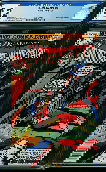 SPIDER-WOMAN #4, CGC 9.2 NM-