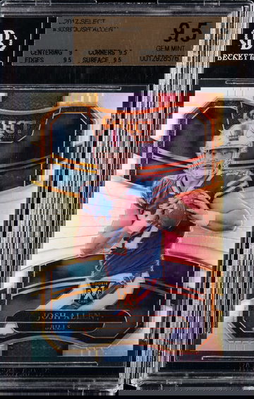 Josh Allen 2017 Select #303 BGS 9.5