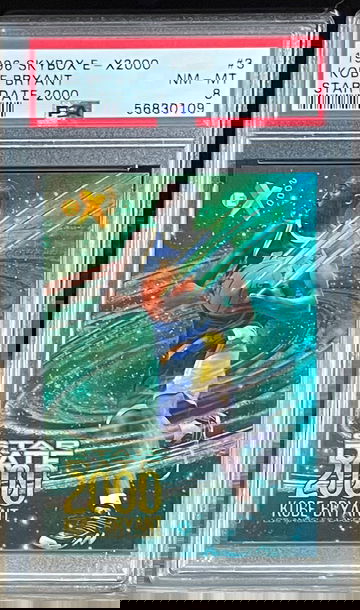 1996 Skybox E-X2000 Kobe Bryant Star Date 2000 #3 PSA 8