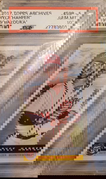 2017 Topps Archives Bryce Harper 1959 Bazooka