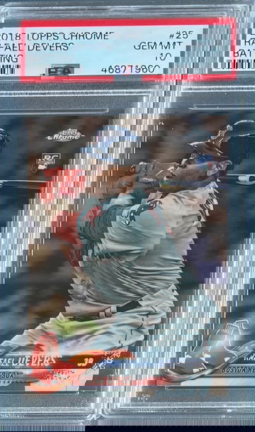 2018 Topps Chrome Rafael Devers #25 PSA 10