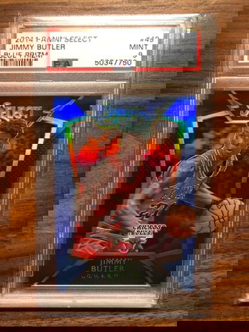 2014 Panini Select Jimmy Butler Blue Prizm PSA