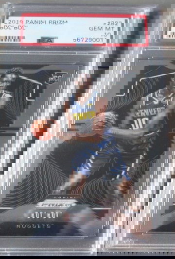 Bol Bol RC 2019 Panini Prizm #282 PSA 10