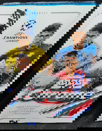 2020-21 Topps Chrome Soccer UEFA Champions League Blaster Box