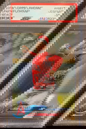 2018 Topps Chrome Update Shohei Ohtani Gem 10