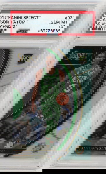 2017 Panini Select Jayson Tatum Concourse Silver Prizm #93 PSA 10 Gem Mint