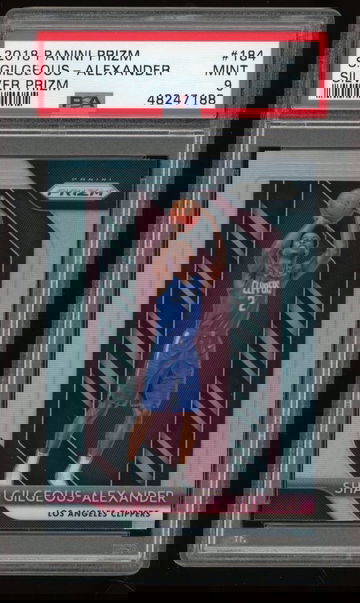 Shai Gilgeous Alexander Prizm Silver Rookie PSA9