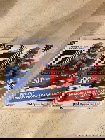 2020 Donruss football Blaster/ Hanger Lot. 1 Of Each