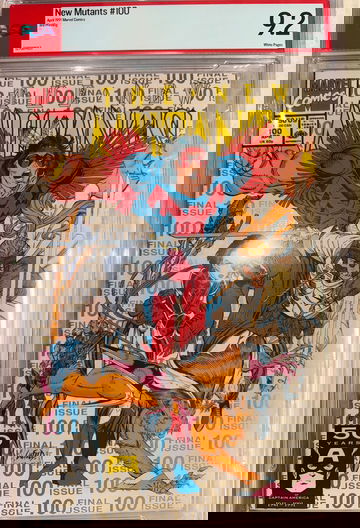 New Mutants #100 (1991) PSA 9.2 White Pages – 3rd Printing – X-Force Key