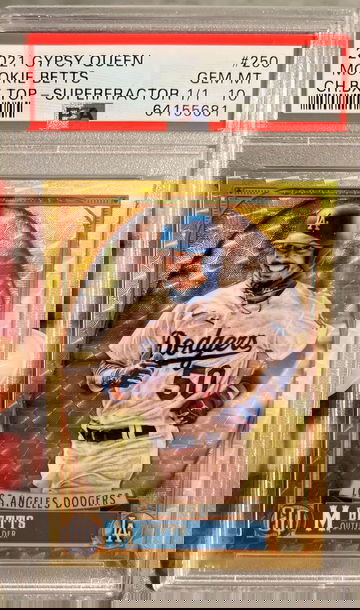 2021 Topps Gypsy Queen MOOKIE BETTS Superfractor 1/1 PSA 10 Los Angeles Dodgers