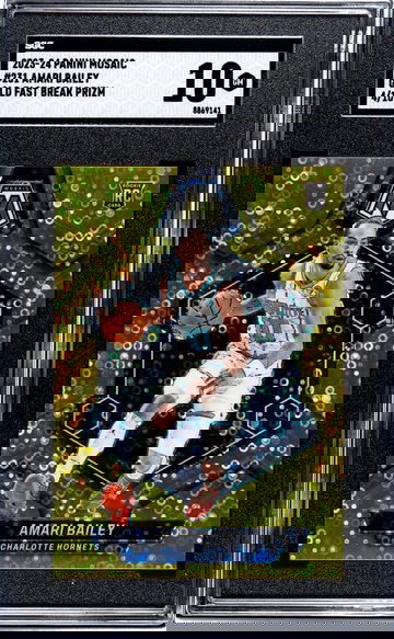 2023-24 Panini Mosaic #231 Amari Bailey Gold Fast Break Prizm SGC 10