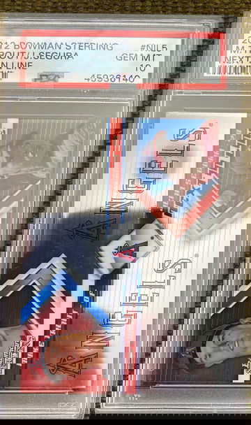 Mike Trout Bowman Sterling Next in Line PSA 10