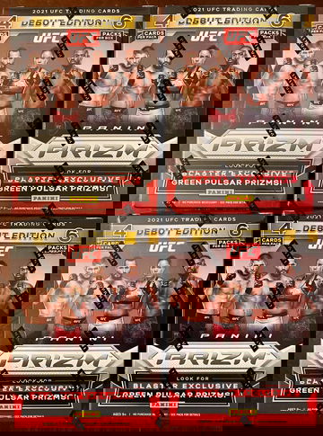 2021 UFC Prizm  Blaster Box. Lot of 4