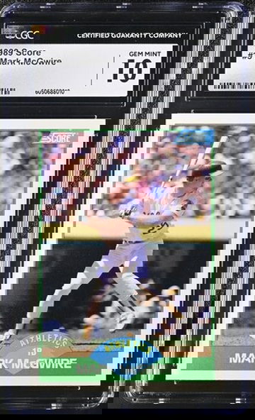 1989 Score Mark McGwire #3 Oakland Athletics