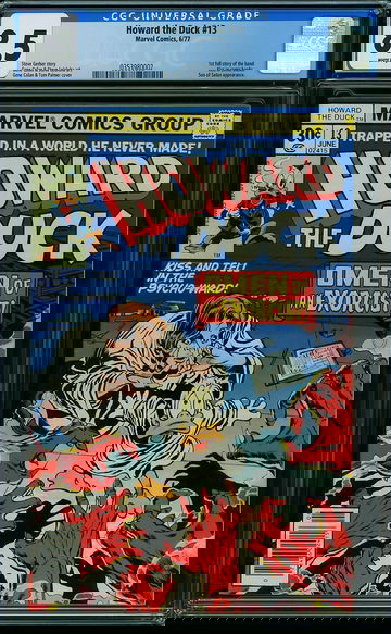 HOWARD THE DUCK #13, CGC 8.5 VF+