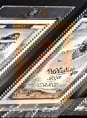 2025 Topps Allen & Ginter  Nick Kurtz  Rookie RC  Rip Card  /199  Unripped  Athletics