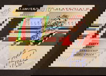 2019 Upper Deck SP Authentic #10 Carey Price Limited Auto Materials /25