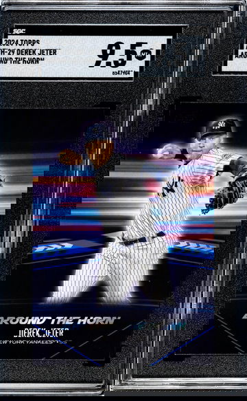 2024 Topps #ATH-29 Derek Jeter Around the Horn SGC 9.5