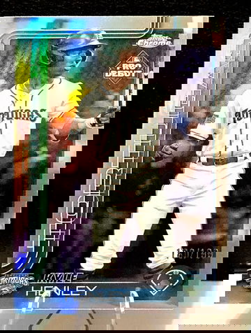 2025 Topps Chrome Pro Debut  Kyle Henley  Refractor  /199  Daytona Tortugas  Reds