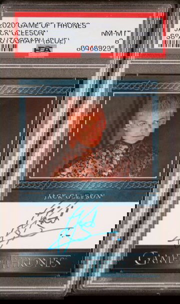 2020 Game of Thrones Jack Gleeson S8 Auto (Blue) PSA 8 [NS-1A.48]