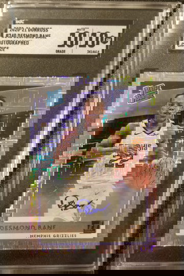 Desmond Bane Donruss Choice Mojo Auto RC SGC 10/10