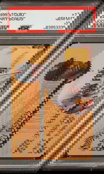 1995 Studio Barry Bonds Gold #7 PSA 10