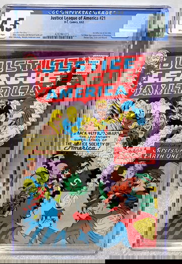 Justice League of America #21 (1963) CGC 4.5 - 1st SA Hourman & Dr. Fate JSA DC Comics Key