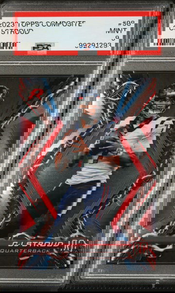 CJ Stroud 2023 Topps Resurgence Rookie NFL #98 Football Card PSA 9 Mint