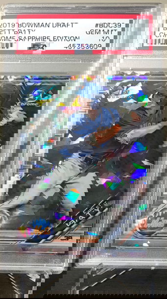 Brett Baty 2019 Bowman Draft Sapphire 