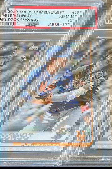 2018 Topps Complete Set Pete Alonso PSA 10 Gem Mint