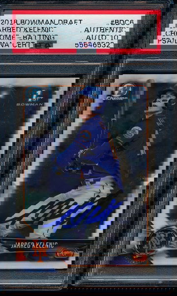 2018 Bowman Draft Chrome Jarred Kelenic Autograph PSA 10 Gem Mint Auto Grade