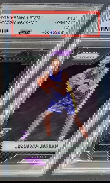 2016 Brandon Ingram Panini Prizm PSA 10 RC Rookie Card