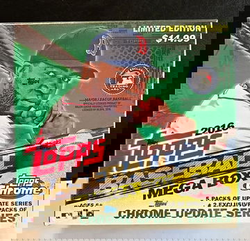 2016 Topps Chrome Update Baseball EXCLUSIVE Factory Sealed MEGA Box!