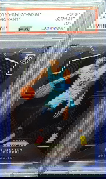 2019-20 Panini Prizm #249 Ja Morant RC PSA 10