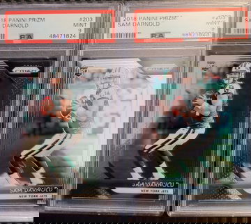 X2 2018 Sam Darnold prizm psa 9