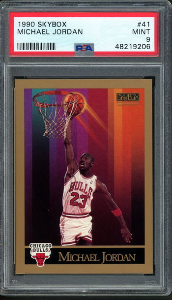 1990 Skybox Michael Jordan #41 PSA 9