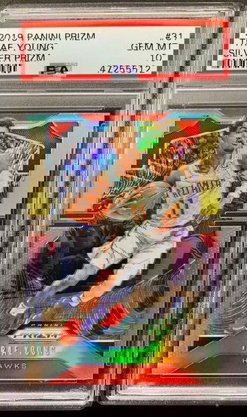 2019 Prizm Silver Trae Young PSA 10