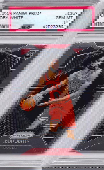 Coby White 2019 Prizm PSA 10 