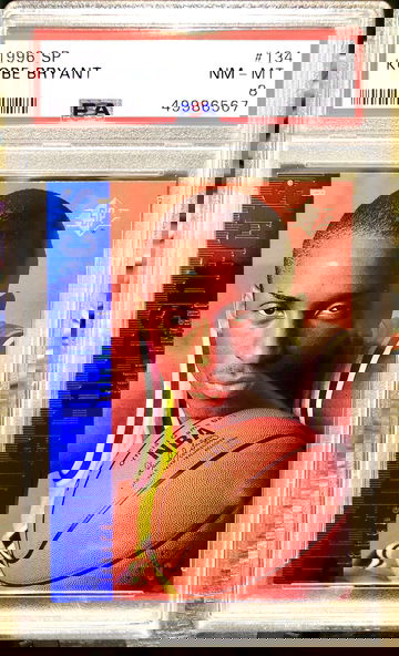 1996 SP Kobe Bryant RC Rookie PSA 8