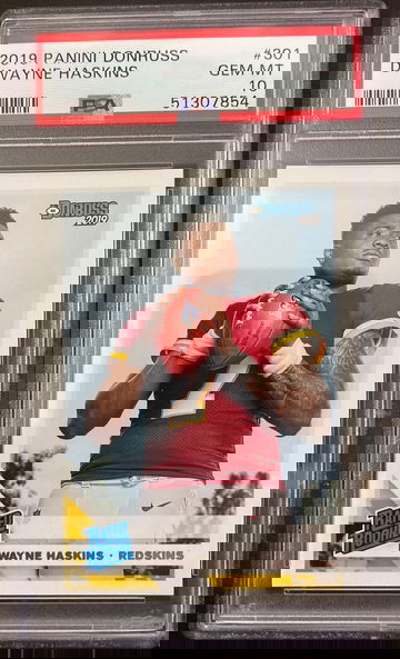 2019 donruss dwayne haskins psa 10
